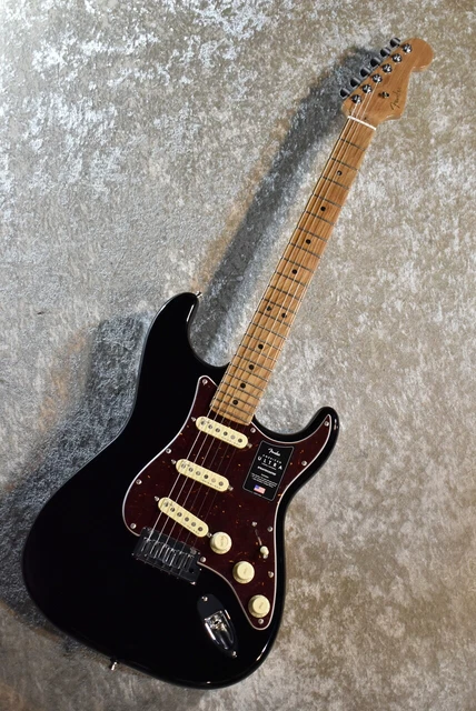 Fender FSR American Ultra Stratocaster Roasted Maple Neck MOD Black  US2205963