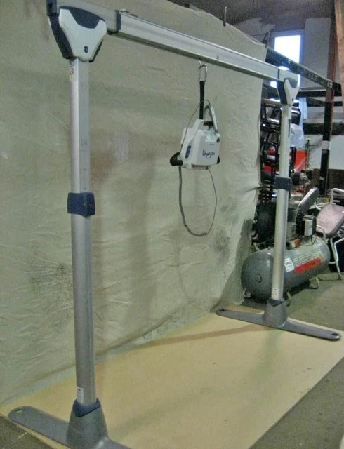 JOERNS EASYTRACK FS Portable Overhead Track System + Voyager Hoist Vat ...