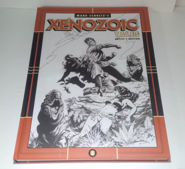 XENOZOIC TALES Artists Edition HARDCOVER - MARK SCHULTZ IDW COMIC ART Near Mint!