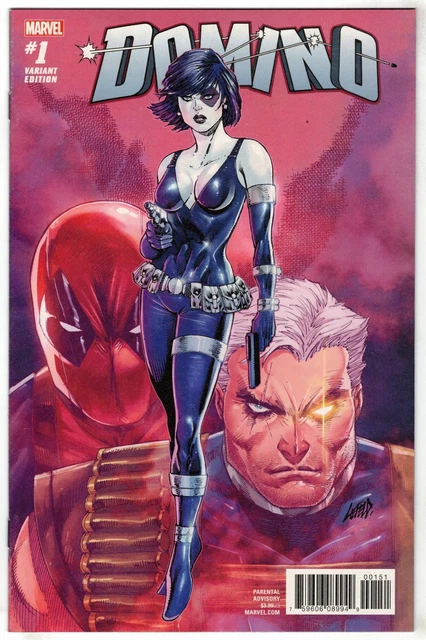 Domino #1 1:25 Rob Liefeld Variant Marvel 2018 X-Men Gail Simone VF/NM