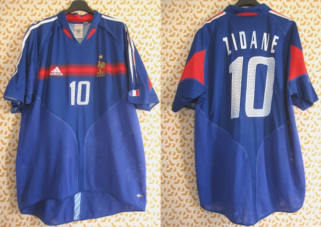 Maillot de Football EURO 2000 ZIDANE Equipe de FRANCE