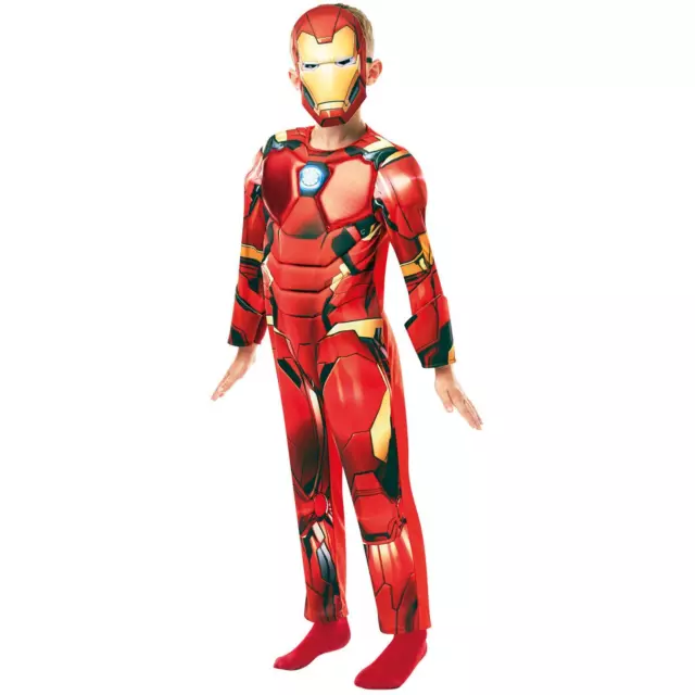 Enfants Officiel Iron Man Marvel Amusant TV Film Superhéros Combinaison Masque