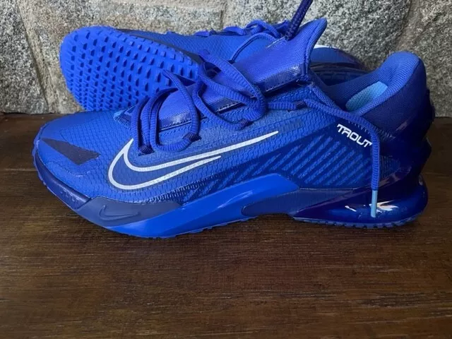NIKE FORCE ZOOM Trout 8 Turf Blue Baseball Cleat DJ6522-414 Mens Size 9 ...