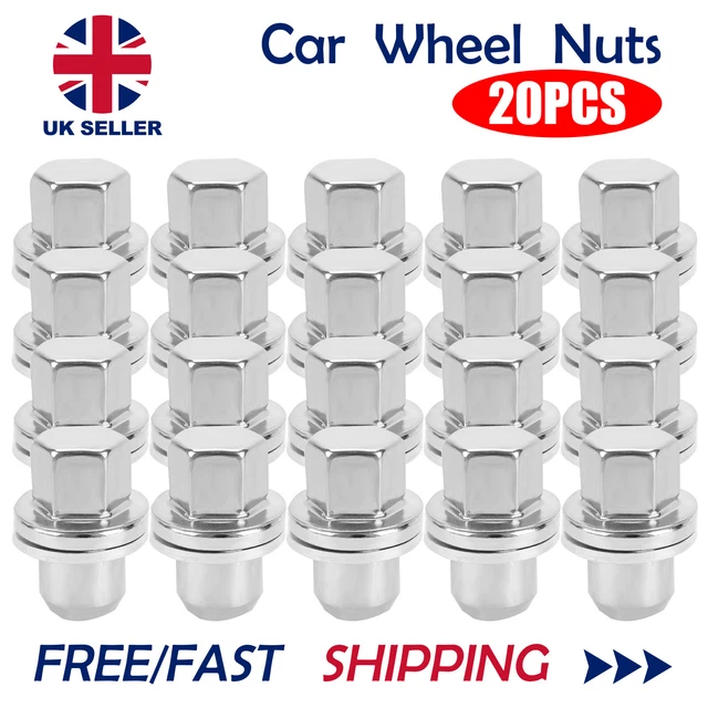 FOR RANGE ROVER L322 Stainless Alloy Wheel Nut Set (X20 Nuts) Uk Seller