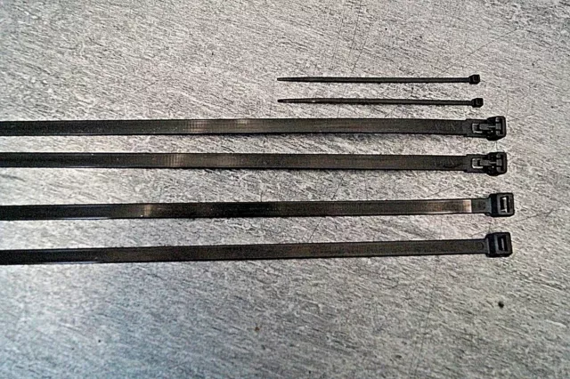 Kabelbinder schwarz Kabelstrapse Größen u Mengen Wählbar Profi UV beständig Set