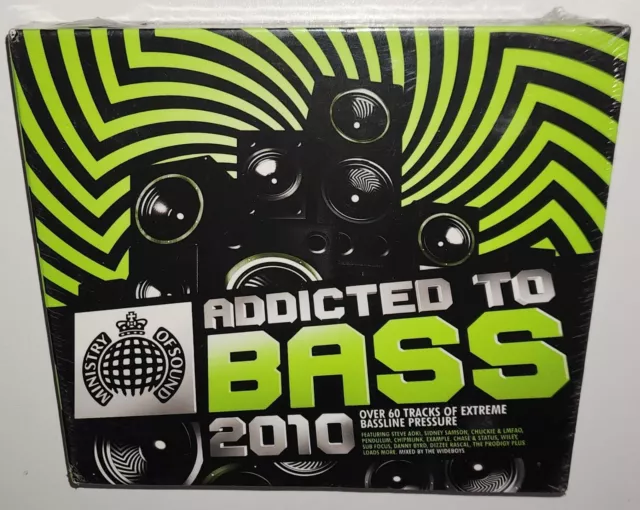 Va Ministry Of Sound Addicted To Bass 2010 Brand New Sealed 3Cd Set