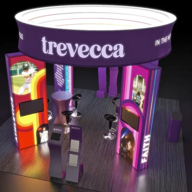 20 X 20 Back lit Trade Show Booth - Travecca