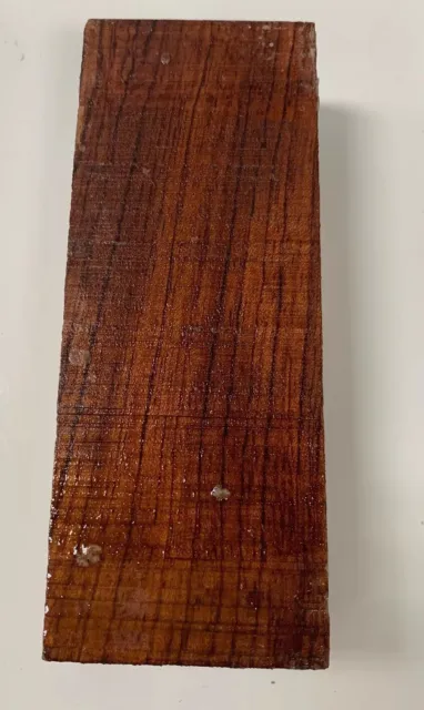 Bubinga Messer Maßstab / Werkzeug Griff Turning Wood Blank Holz Block 5 " x 1-1/ 3