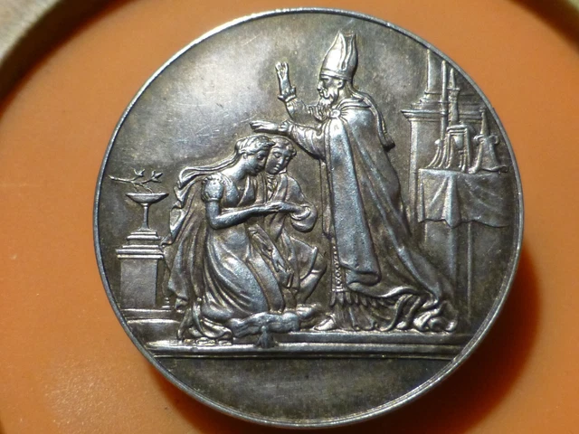 Superbe ancienne MEDAILLE en BRONZE par F. RASUMNY