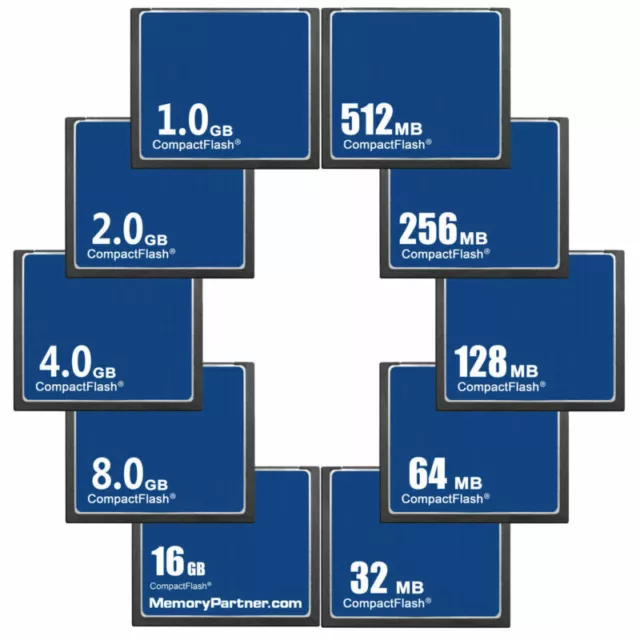 32/64/128/ 256/512MB 1GB 2GB 4GB Compactflash CF Speicherkarte Standard SD