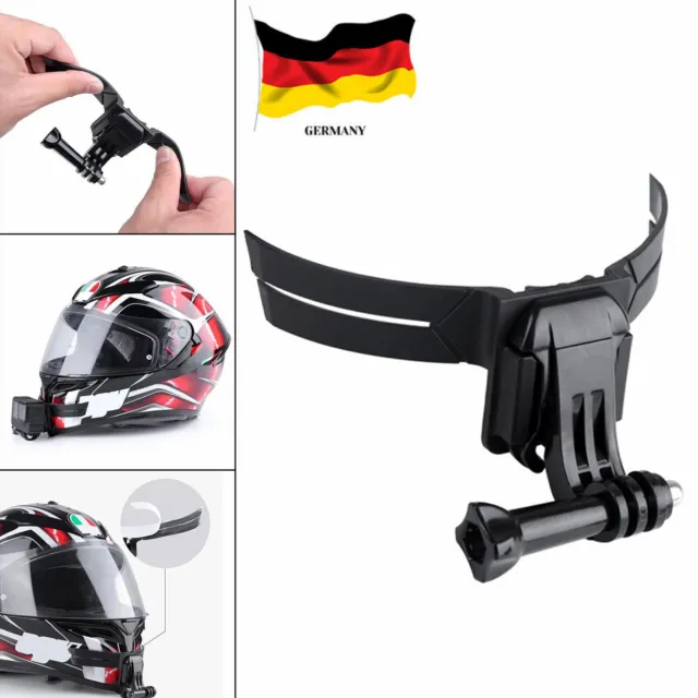 Motorrad Helm Halterung Halter Chin Mount Zubehör für Gopro Hero Action Kamera