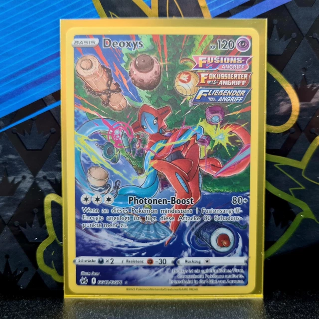 Pokemon TCG Zenit der Könige GG12/GG70 Deoxys ★ Deutsch gesleevt