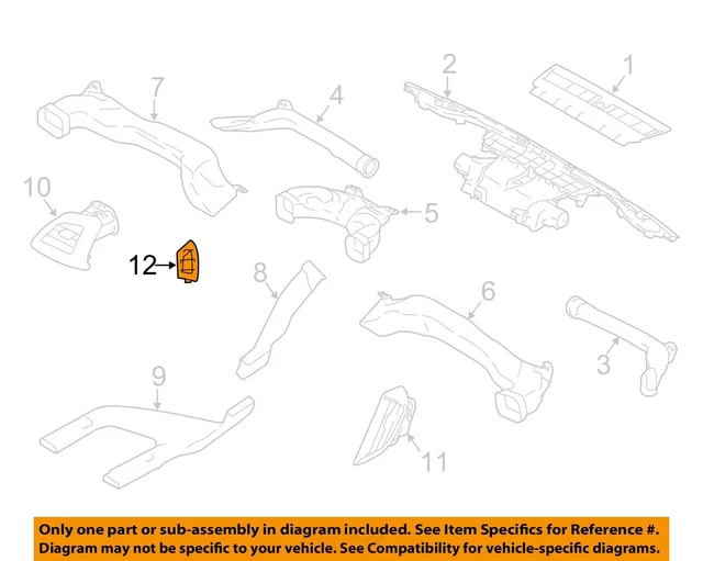 SUBARU OEM 1820 Crosstrek Instrument PanelDefroster Grille Left