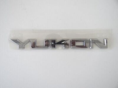 GMC YUKON Tailgate Door Letter Nameplate Emblem SUV HD Badge GMC 3D Sport Chrome