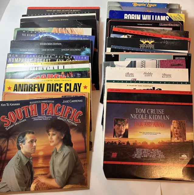 Pre-Owned Lot of 27 LASERDISC Movies #2 -  See pics for Titles - Good Condition