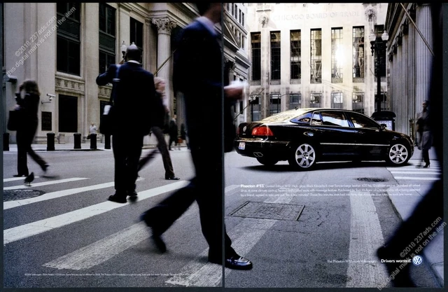 2005 VW Volkswagen Phaeton W12 12 cylinder car photo vintage print ad