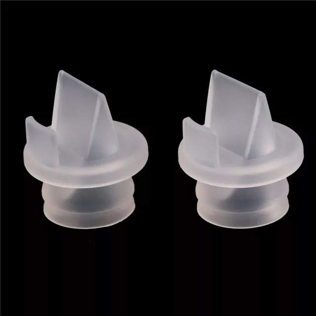2PCS Duckbill Valve Breast Pump Parts Silicone Baby Feeding Nipple Pump-
