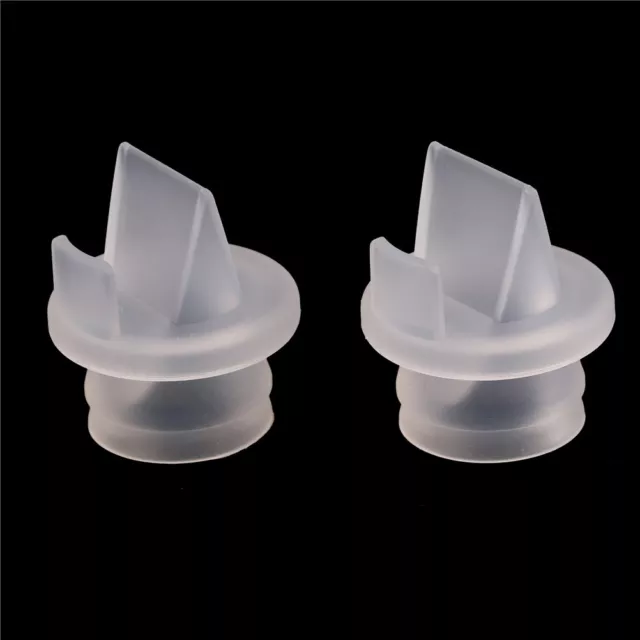 2PCS Duckbill Valve Breast Pump Parts Silicone Baby Feeding Nipple Pu TaGxk