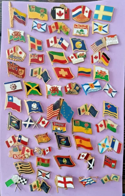 Collections of Flags of the World Pins