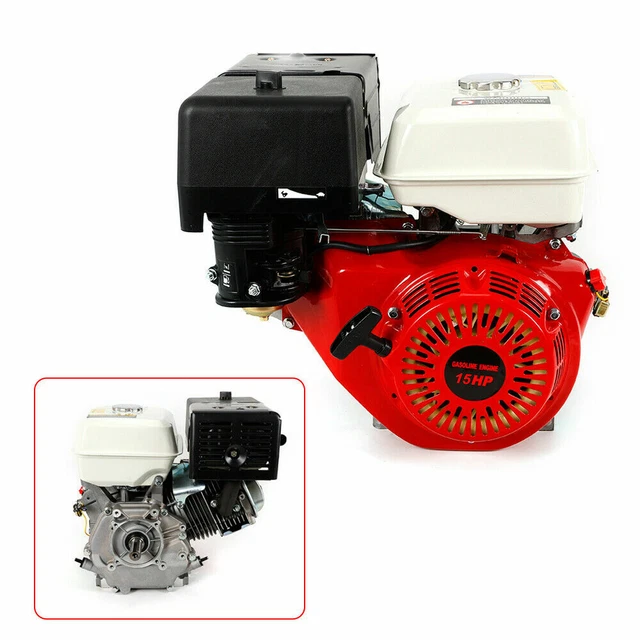 15HP OHV Engine Motor Gas Power Horizontal Shaft for Go Kart Mini Bike Snowblowe
