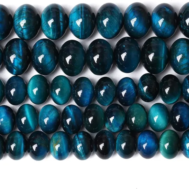 Perles de pierre d'entretoise Perles en vrac Oeil de tigre Aquamarine