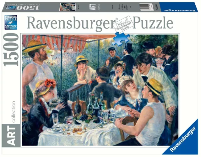 Puzzle Arte 1500 Piezas Ravensburger 17604 El Almuerzo De Los Remeros , Renoir