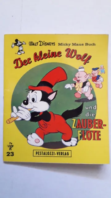 Walt Disneys Micky Maus Buch Nr.23 von 1967 Der kleine Wolf - Pestalozzi TOP Z1
