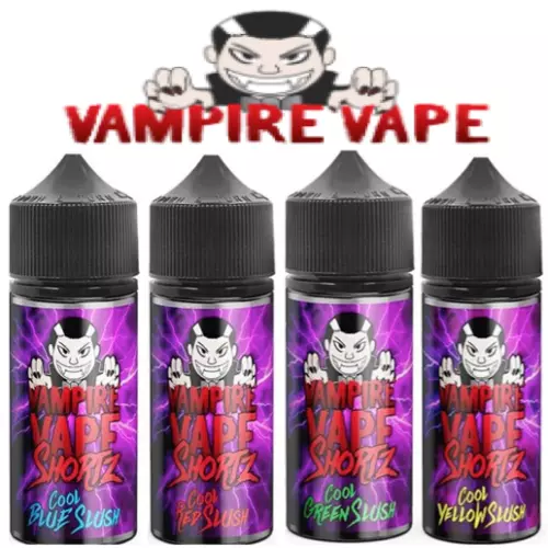 Vampire Vape Shortz Slush 50 5x10ml E-Liquid Juice Eliquid Shortfill 75ml Bottle