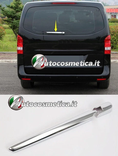 Couvercle De Vitre Arrière Chromé En Acier Inoxydable Pour Mercedes Vito W447 Dès 2014 - Accessoire Élégant