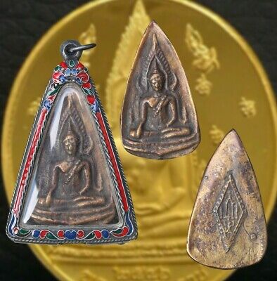 Thai amulet Pendant Buddha Phra Phutta Chinnarat Perfect Lucky Life Protect Holy
