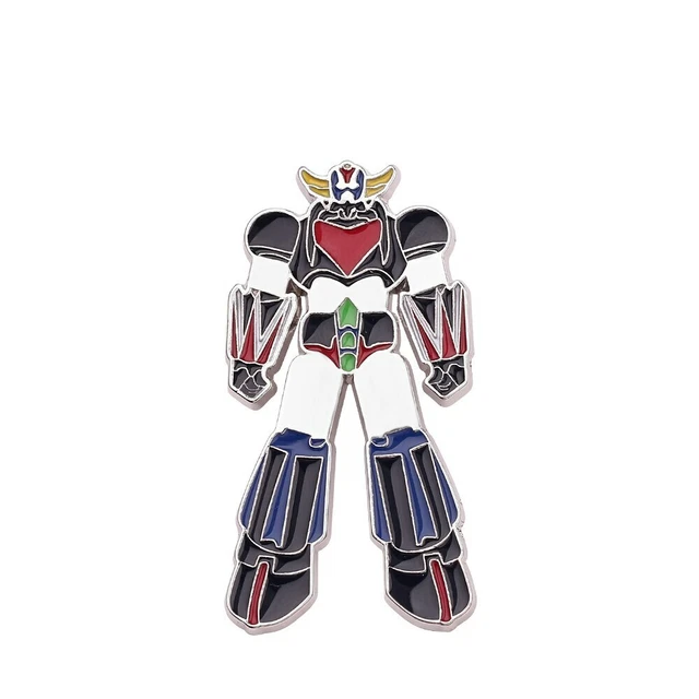 Pendentif Tête Goldrake UFO Robot En Métal - Original Go Nagai, 7 Cm - Neuf