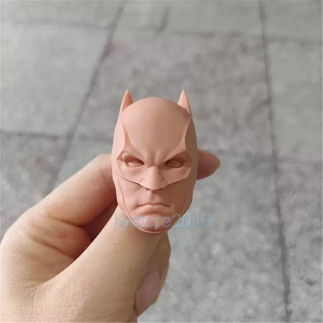 1:6 Batman Ben Affleck Head Sculpt Carved For 12" Male Action Figure Body Toys