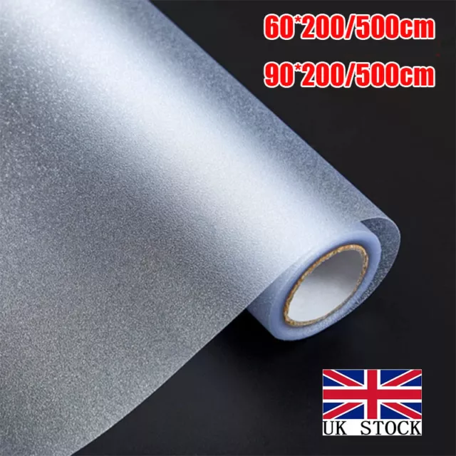 5M_Roll Bubble Free Frosted Window Film Self Adhesive Etched Privacy Glass Vinyl