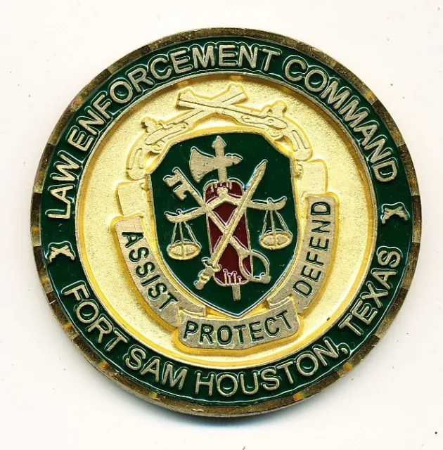 Challenge Coin Medaille Münze US Army Law Enforcement Command, MP, 50 mm