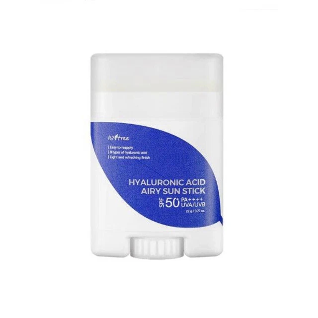 ISNTREE HYALURONIC ACID Airy Sun Stick SPF50 PA++++ UVA/UVB 22g Korean Sunscreen 26.51 PicClick