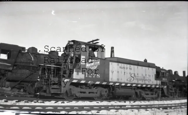 Lot of 5 1940s 1950s Original Railroad Photo Negatives Chicago & Northwestern