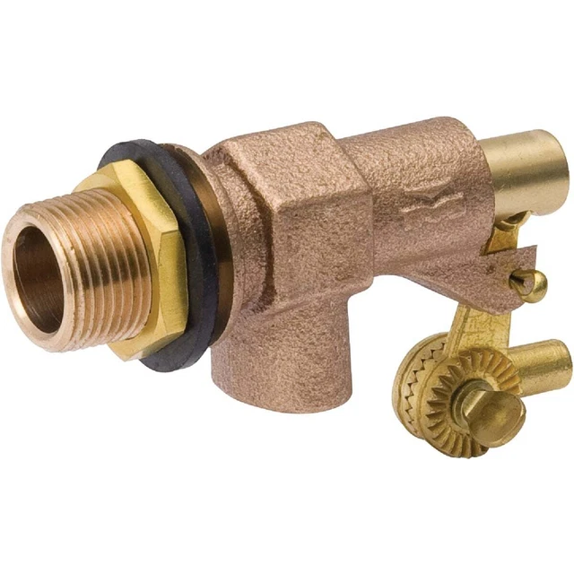 B&K 1 In. Stock Tank Float Valve Female Inlet - Plain Outlet 109-805 B&K 109-805