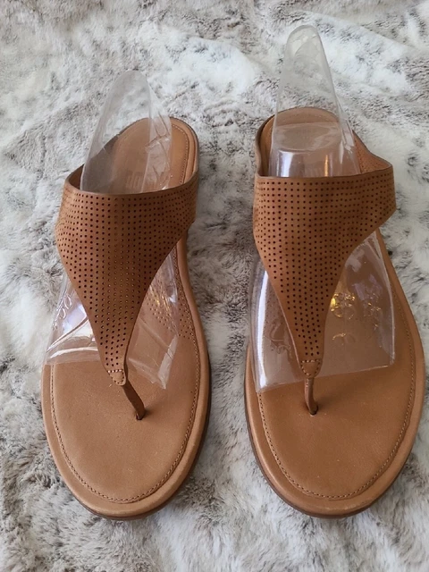 Fitflop Preowned Brown Suede  Thong Sandals Women's US Size 10