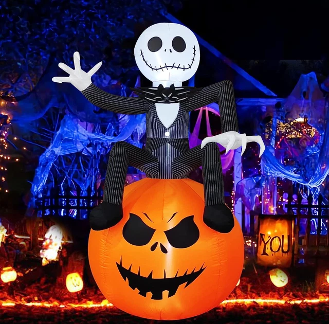 HALLOWEEN INFLATABLE JACK Skellington The Nightmare Before Christmas