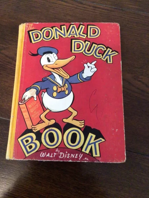 Vintage Donald Duck Book Walt Disney 1963
