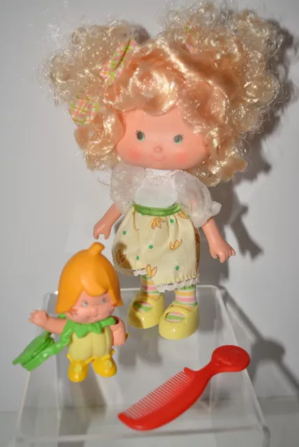 Vintage Banana Twirl Berrykin Strawberry Shortcake Doll Strawberryland HTF Compl