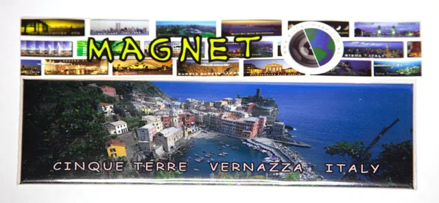 Cinque Terre  Vernazza Italy Kühlschrank Bilder Magnet Reise Souvenir GIMA2006