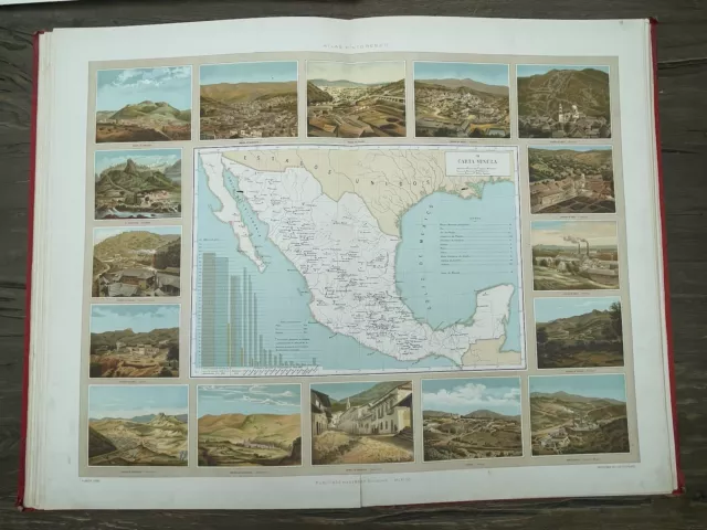 Atlas Pintoresco Historico de los Estados Unidos Mexicanos Antonio Garcia 1897