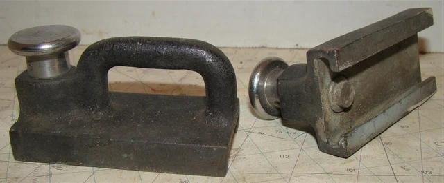 Pair Vintage RC Marine Bronze Genoa Lead Cars for 1" T-Track