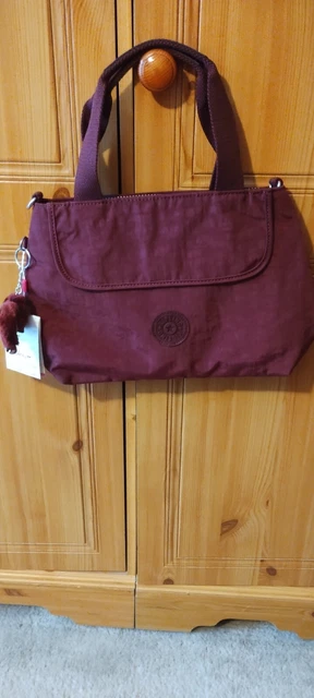 KIPLING PORT RED Medium Size Grab Bag BNWT 20.00 PicClick UK