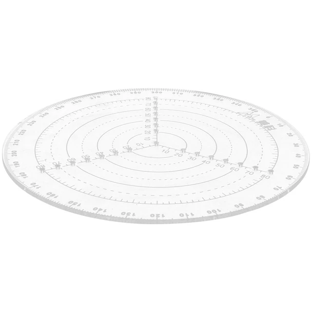 cercle modèle de centrage de centrage de règle centre de travail du bois de