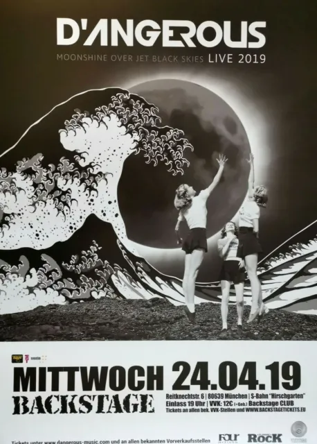DANGEROUS  2019 MÜNCHEN - orig.Concert Poster - Konzert Plakat - DIN A1