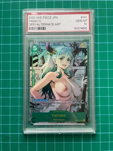 One Piece OP01 Yamato  Alt Art Fan Made Custom Waifu Karte Romance Dawn #2