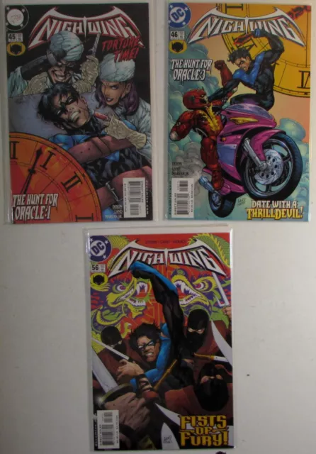 Nightwing Lot of 3 #45,46,56 DC Comics (2000) NM 1st Print Comic Books