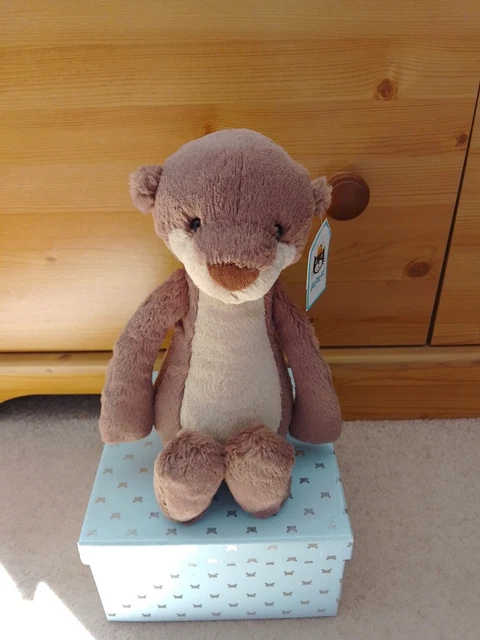 JELLYCAT. MEDIUM BASHFUL Otter. Retired And Rare. Brand New With